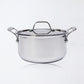 Triply Stainless Steel Casserole with Lid – Heat-Retaining, Durable & Stylish Cookware for Slow Cooking & Serving, Induction & Gas Compatible