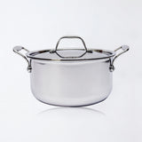 Triply Stainless Steel Casserole with Lid – Heat-Retaining, Durable & Stylish Cookware for Slow Cooking & Serving, Induction & Gas Compatible