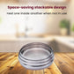 Deep Stainless Steel Storage Dabba – Heavy Gauge Food Container for Grains, Snacks & More