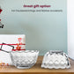 Crystal-Clear Glass Serving Bowl – 9cm Diameter – Stylish & Practical for Everyday Dining
