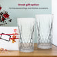 GLASS BORRO – Tall Diamond-Cut Highball Glass for Luxe Everyday Sipping