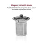 DELI KETTLE GPF 74-2 – Premium Glass Teapot with Stainless Steel Infuser & Lid