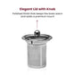 Hoyya Premium Glass Kettle with Stainless Steel Infuser – Elegant Tea Pot for Loose Leaf Brewing